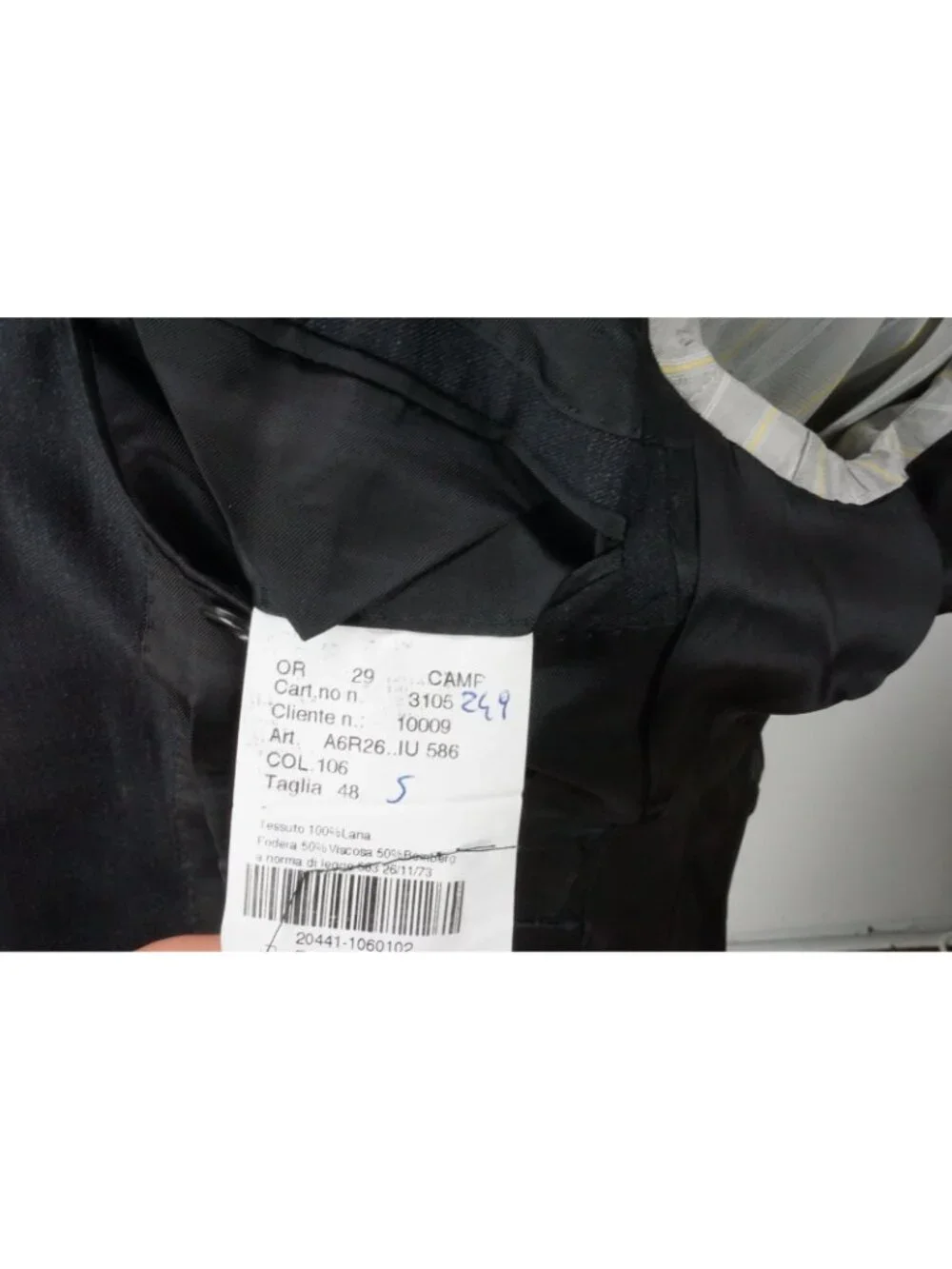 Flannel Bay Charcoal Gray S110s Wool 2 Pc Suit Jacket Pant 38 Brand New